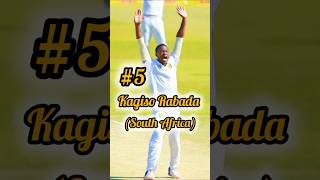 Top 10 ICC MENS Test Bowlers Rankings 2024 shortsvideo topcricketer cricketcommentary notout [upl. by Tammi509]