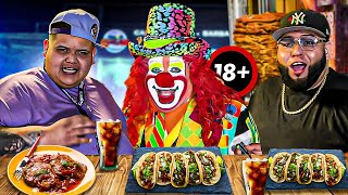 Tacos de BARRIO con CUPY el PAYASO  BIGampFASHION [upl. by Junji]