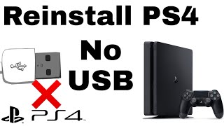 How to Reinstall PS4 System Software Without USB  EASY [upl. by Ayita185]