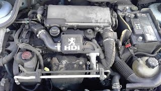 Changement de la pompe damorçage de Gazole sur PEUGEOT 206 14 Hdi  Durée environ 1H [upl. by Puklich]