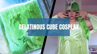 Making a Gelatinous Cube Cosplay from Dungeons and Dragons cosplay dnd roleplaying [upl. by Beatriz]