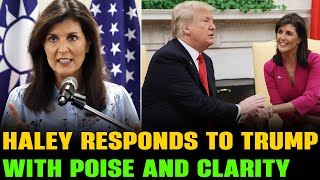 Nikki Haley Responds to Trumps Public Snub with Poise [upl. by Tabib]