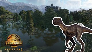 Swamp Forest Enclosure for Indoraptor  Jurassic World Evolution 2 [upl. by Neladgam]