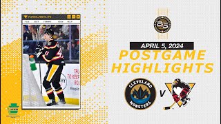 POSTGAME HIGHLIGHTS April 5 2024 [upl. by Llednahc]