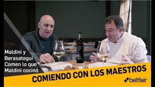 Berasategui y Maldini comen lo que Maldini cocinó¿qué opinará el chef MundoMaldini [upl. by Nair]