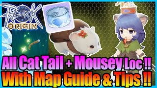 100 Cat Tail amp Mousey with Map Guide A ton of Diamond amp Traits Stats Ragnarok Origin Global [upl. by Ichabod]