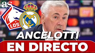 ANCELOTTI EN DIRECTO rueda de prensa post  LILLE vs REAL MADRID  CHAMPIONS LEAGUE [upl. by Sibilla37]