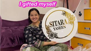 I gifted myself  Sitara yaseen new vlog [upl. by Akimit]