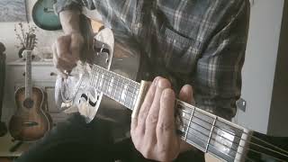 Resonator Slide Guitar Blues lick e [upl. by Milissa]