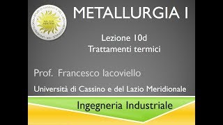 Metallurgia I Lezione 10d [upl. by Cook]