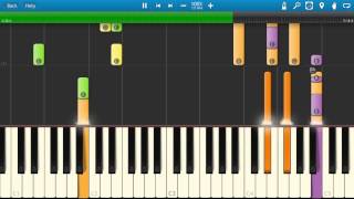 Pink Floyd  Atom Heart Mother Piano Tutorial  Synthesia [upl. by Enimrac]