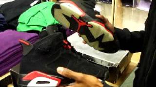 Air Jordan 6 BlackVarsity Red vs Infrared Comparison [upl. by Joya416]