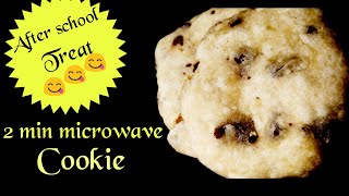 2 min microwave easy cookie recipe [upl. by Cormack]