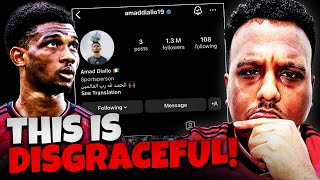 Amad Diallo Treatment Is A DISGRACE 😡 [upl. by Leacim111]