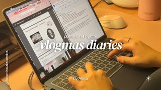 vlogmas diaries ep 12 pulling an all nighter because I felt unproductive [upl. by Fanny877]