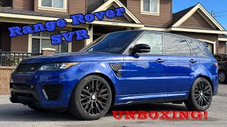 Range Rover SVR UNBOXING [upl. by Galven]