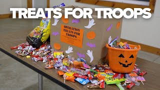 They work so hard Gowanda Cub Scout Pack 276 collects Halloween candy for troops overseas [upl. by Korns]