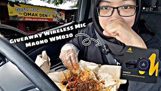 Nak beli nasi lemak duit tak bawak  MAONO WM820 GIVEAWAY amp REVIEW [upl. by Sathrum105]