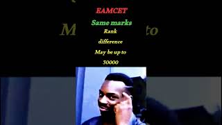 EAMCET MARKS VS RANK [upl. by Aible794]