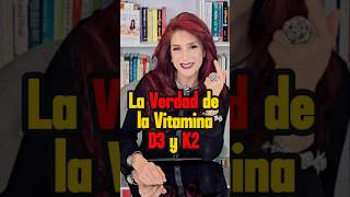 La Verdad de la Vitamina D3 y K2 salud vitaminas vitaminad3 vitaminak2 consejos shorts [upl. by Tnomyar]