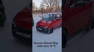 Grecav EKE 8 C cold start cars automobile coldstart shorts diesel [upl. by Nnagrom130]