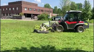 Eco Clipper FM343 and Aebi as rough terrain mower [upl. by Oiciruam880]