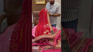 🔥Viral KARWACHAUTH Jaipuri Saree saree ytshorts shorts [upl. by Yarled]