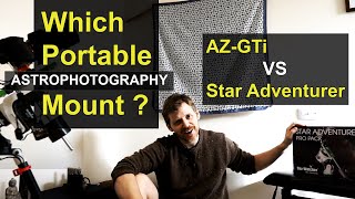 Skywatcher Star Adventurer OR Mini AZGTi   Portable Astrophotography Mounts [upl. by Bibi]