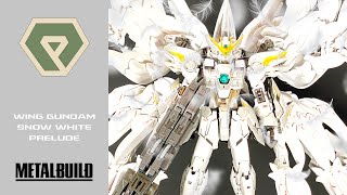 METAL COMPOSITE メタルコンポジット WING GUNDAM SNOW WHITE PRELUDE ウイングガンダムスノーホワイトプレリュード [upl. by Ambert]