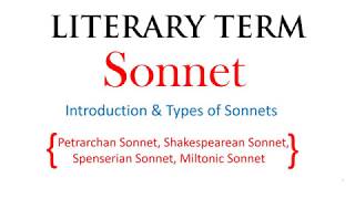 Sonnet  Definition and Example  Petrarchan Sonnet Shakespearean Sonnet  What is a sonnet [upl. by Ahtan]