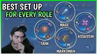 Best Talent Set up for Every Role  New Emblem System  MLBB [upl. by Amla]