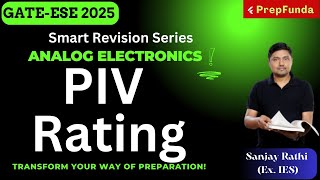 ESE amp GATE 2025ECEEINAnalog PIV rating of Diode [upl. by Lovato]