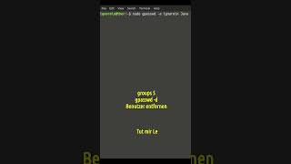 Linux Terminal Kurs 39  groups 5  gpasswd d Benutzer löschen [upl. by Novyat763]