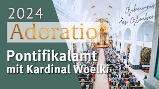 Pontifikalamt mit Kardinal Rainer Maria Woelki aus der Basilika St Anna in Altötting  16062024 [upl. by Shiekh]