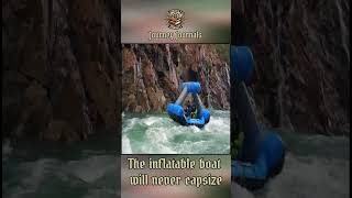 The inflatable boat will never capsize [upl. by Garfield]