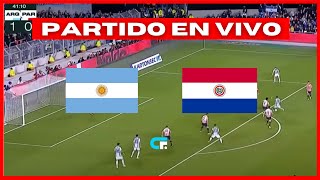 🔴 PARAGUAY vs ARGENTINA EN VIVO 🏆 JUEGA LIONEL MESSI 🔥 ELIMINATORIAS RUMBO al MUNDIAL 2026 [upl. by Hibbs827]