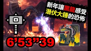 【MHWI】你有看過潛伏大錘玩死黑龍嗎 6‘53“39 ミラボレアス ハンマー Fatalis Hammer  MONSTER HUNTER WORLD [upl. by Roche]