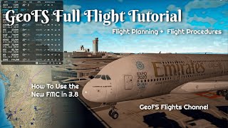 GeoFS Full Flight Tutorial Planning  Procedures  GeoFS Flights Channel [upl. by Darci339]