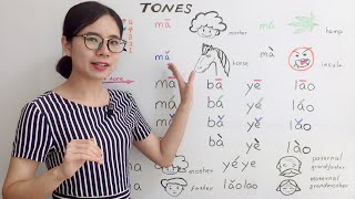 The Tones in Mandarin Chinese  Beginner Lesson 2  HSK 1 [upl. by Montgomery]