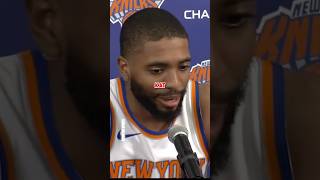 Mikal Bridges refuses Knicks contract 🤯🚨 nba nbabasketball [upl. by Rekab]