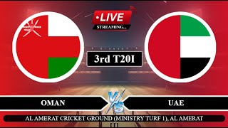 🔴Live Oman vs UAE 3rd T20I Live  T20 Emerging Asia Cup Live Score  Oman vs UAE Live [upl. by Dermott]