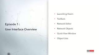 Getting to Know PTV Vissim  Episode 1  User Interface Overview [upl. by Jat150]