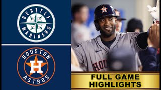 Mariners vs Astros Game Highlights 92524  MLB HIGHLIGHTS TODAY [upl. by Ardnac888]