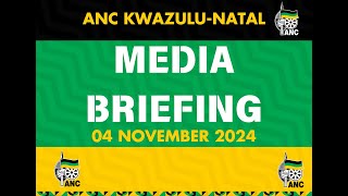 ANC KZN MEDIA BRIEFING [upl. by Twyla]