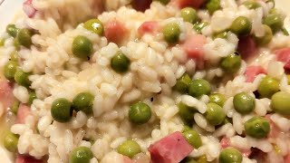 Risotto piselli e prosciutto cotto [upl. by Hilaire]