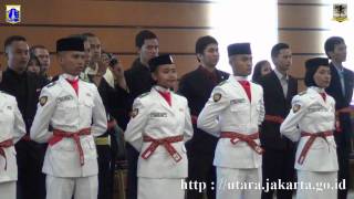 Pengukuhan Anggota Paskibraka 2015 148 [upl. by Kern]