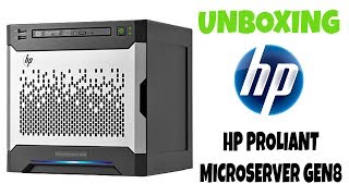 Unboxing HP Proliant Microserver Gen8 4Gb [upl. by Cynthia]