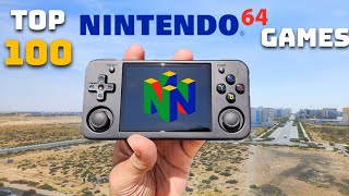 Top 100 N64 Games Tested on ANBERNIC RG35XX H [upl. by Zetroc]