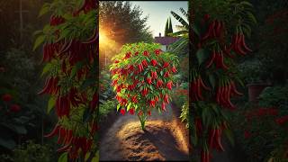 How to Grow Chili Pepper at Home 🌶️ Using Banana amp Aelovera plants shorts farming [upl. by Netta]