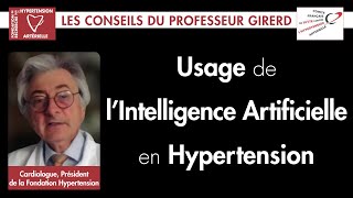 Usage de l’Intelligence Artificielle IA en Hypertension ia hypertension cardiologie [upl. by Hadik]